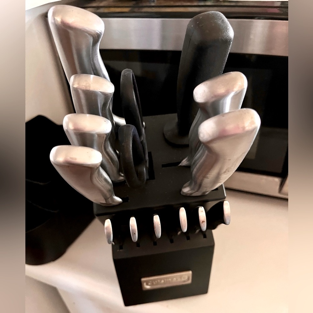 Cuisinart 15-Piece Stainless Steel Cutlery Block Set